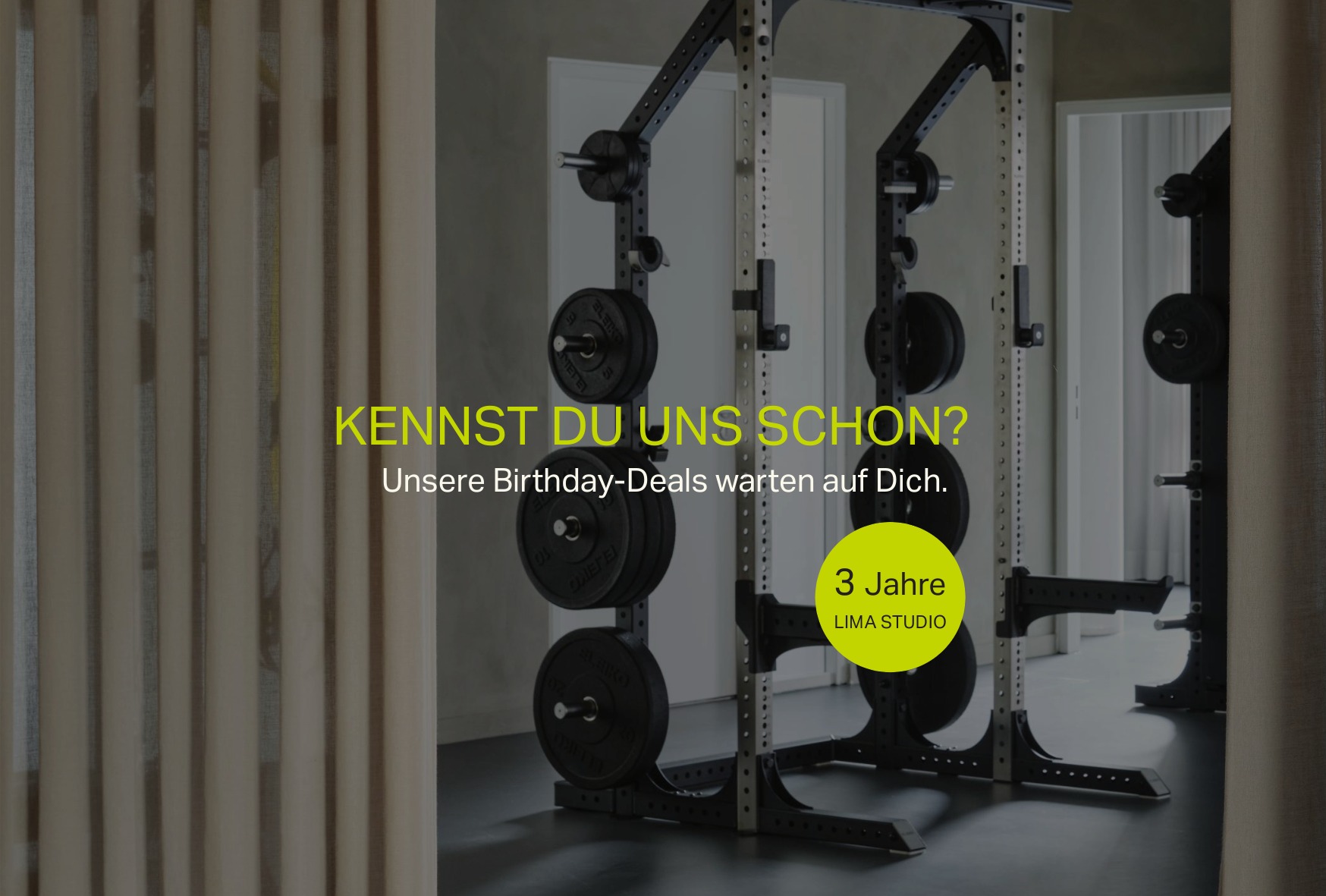 LIMA STUDIO feiert 3 Jahre – komm vorbei!